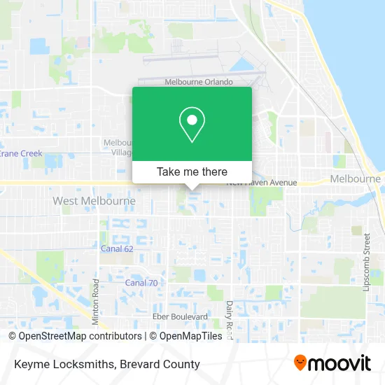 Keyme Locksmiths map