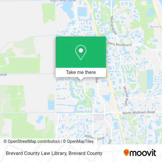 Brevard County Law Library map
