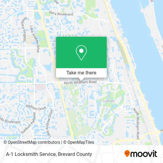 A-1 Locksmith Service map