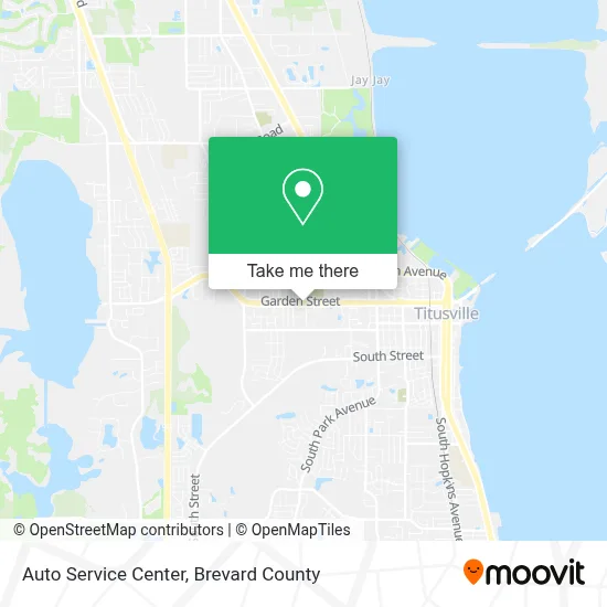 Auto Service Center map