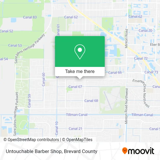 Untouchable Barber Shop map