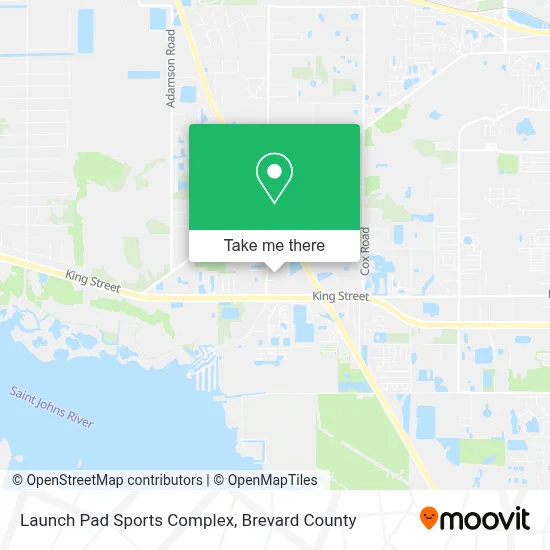 Launch Pad Sports Complex map