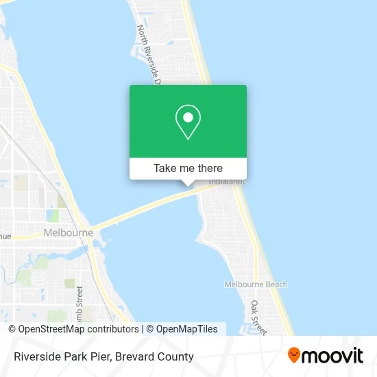 Riverside Park Pier map