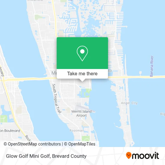 Glow Golf Mini Golf map