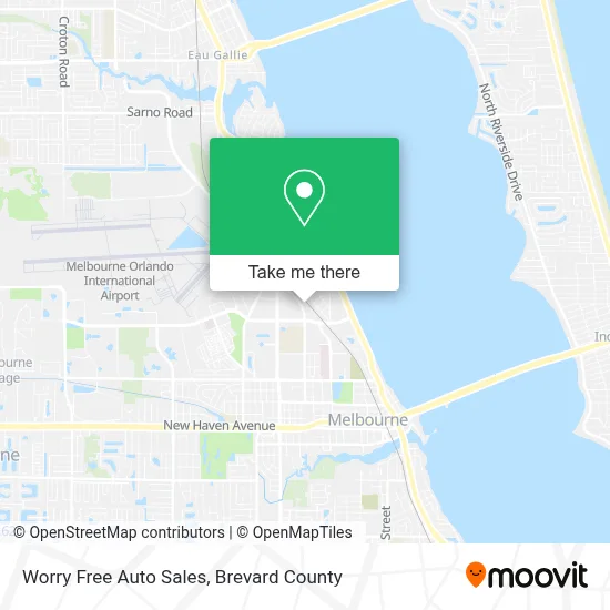 Worry Free Auto Sales map