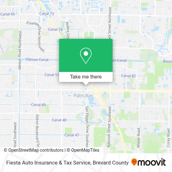 Fiesta Auto Insurance & Tax Service map