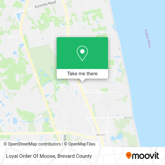 Loyal Order Of Moose map