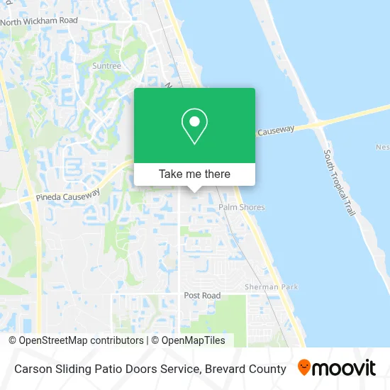 Carson Sliding Patio Doors Service map