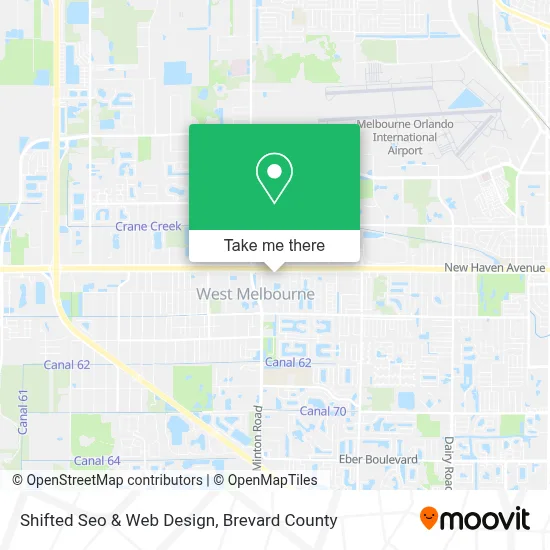 Shifted Seo & Web Design map