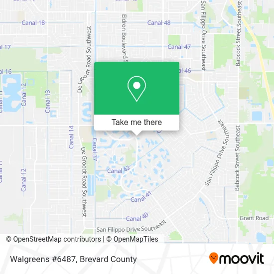 Walgreens #6487 map