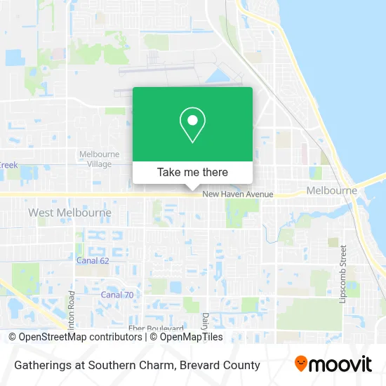 Gatherings at Southern Charm map