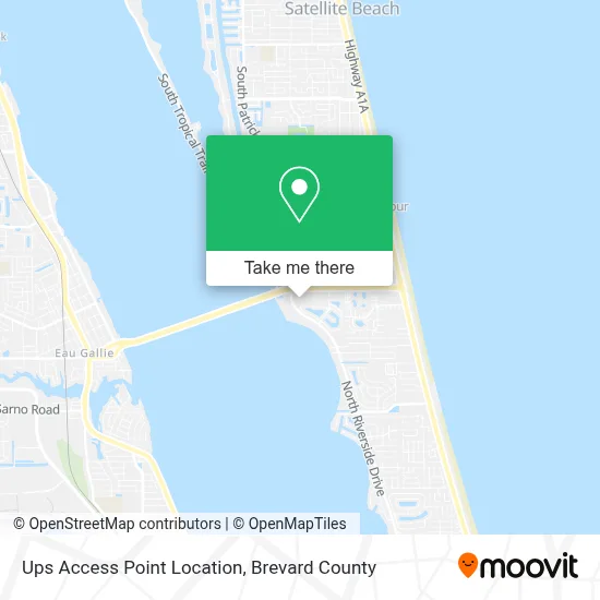 Ups Access Point Location map