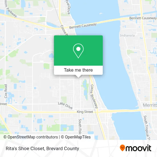 Rita's Shoe Closet map