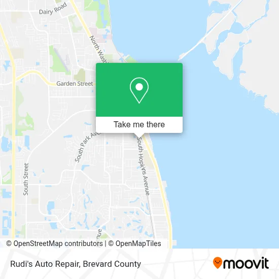 Rudi's Auto Repair map