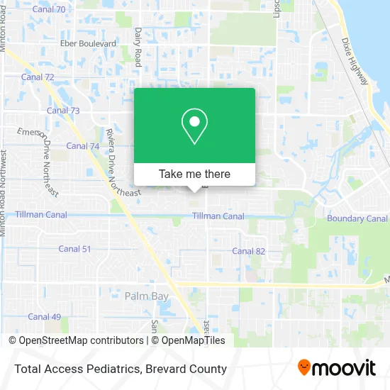 Total Access Pediatrics map