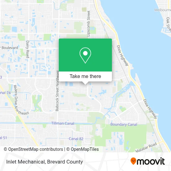 Inlet Mechanical map