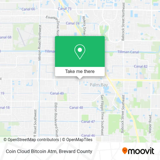 Coin Cloud Bitcoin Atm map