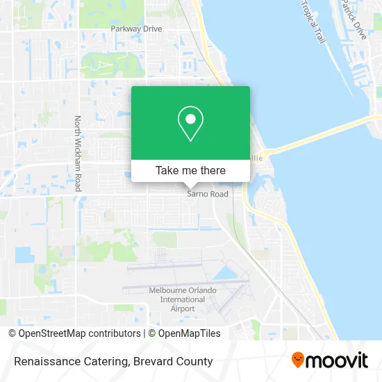 Renaissance Catering map