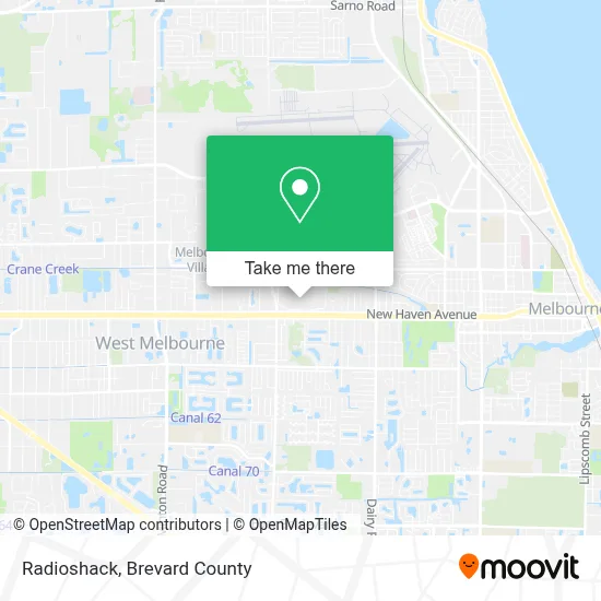 Radioshack map
