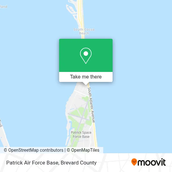 Patrick Air Force Base map