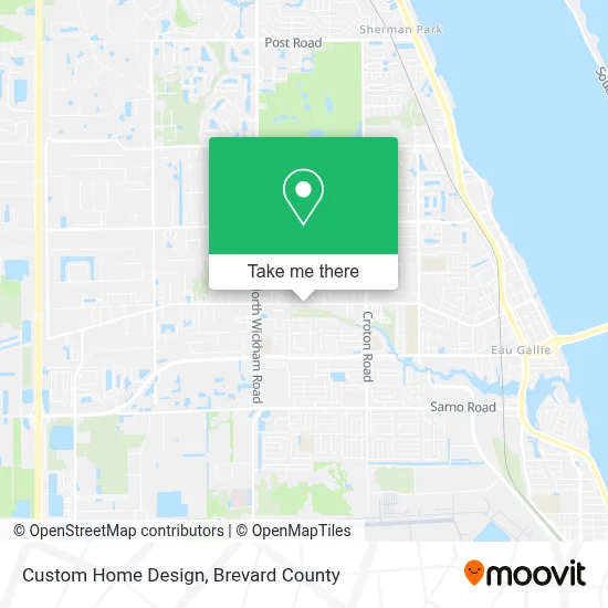 Custom Home Design map