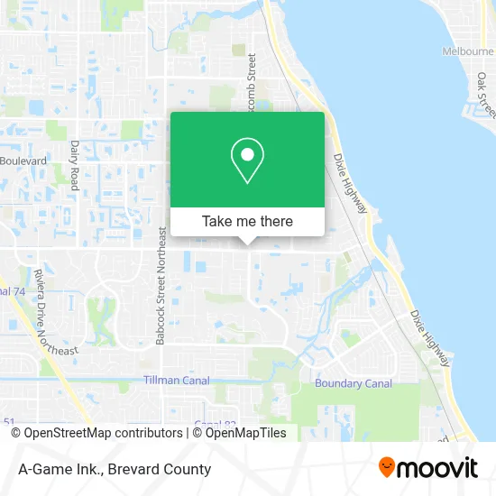 A-Game Ink. map