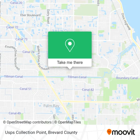 Usps Collection Point map