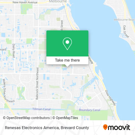 Renesas Electronics America map