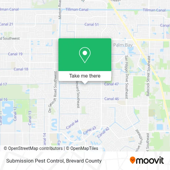 Submission Pest Control map