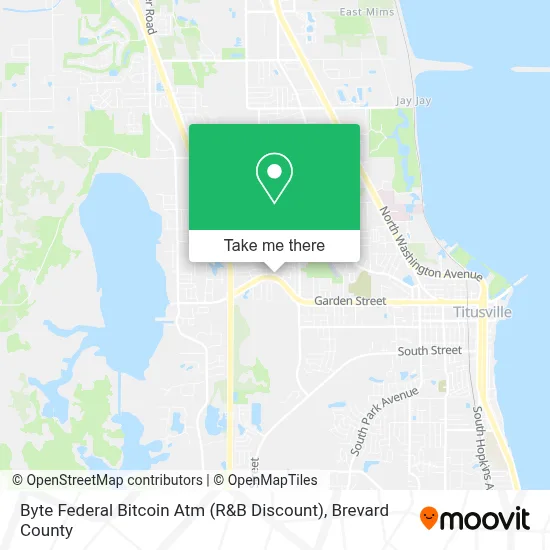 Byte Federal Bitcoin Atm (R&B Discount) map