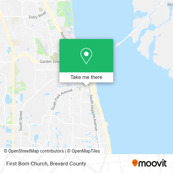 First Born Church map