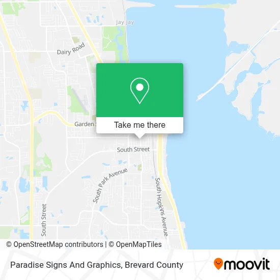 Paradise Signs And Graphics map