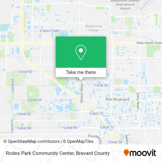 Rodes Park Community Center map