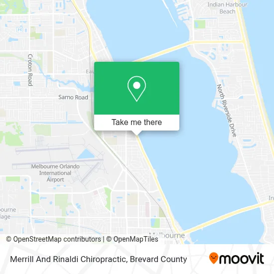 Merrill And Rinaldi Chiropractic map
