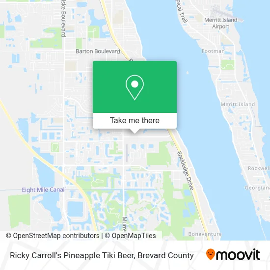 Ricky Carroll's Pineapple Tiki Beer map