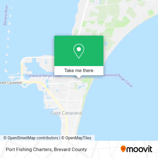 Port Fishing Charters map