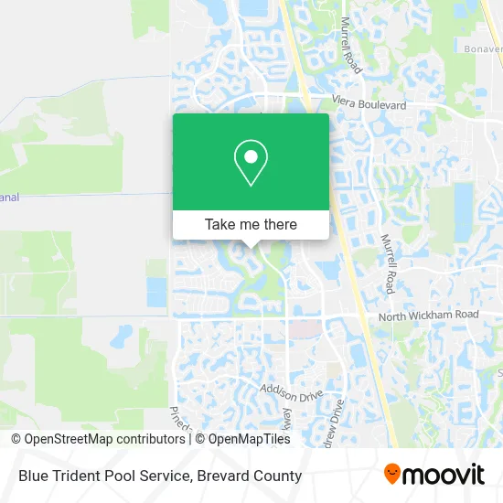 Blue Trident Pool Service map