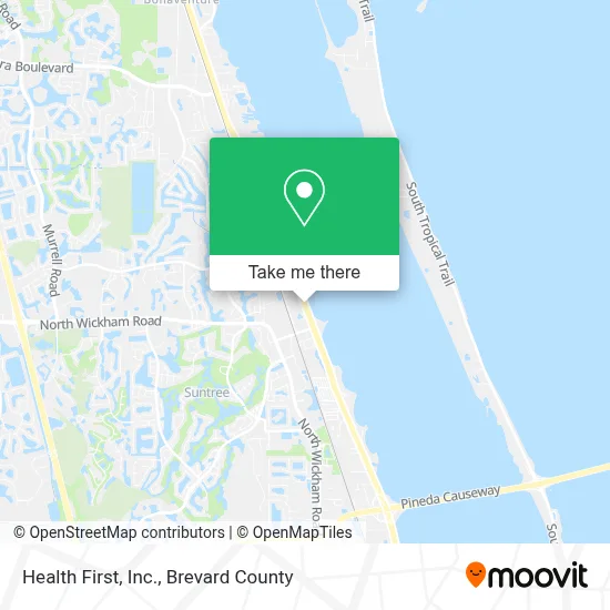 Health First, Inc. map