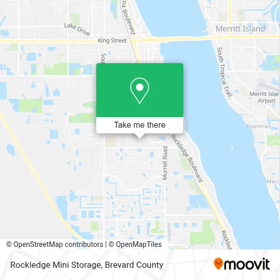Rockledge Mini Storage map