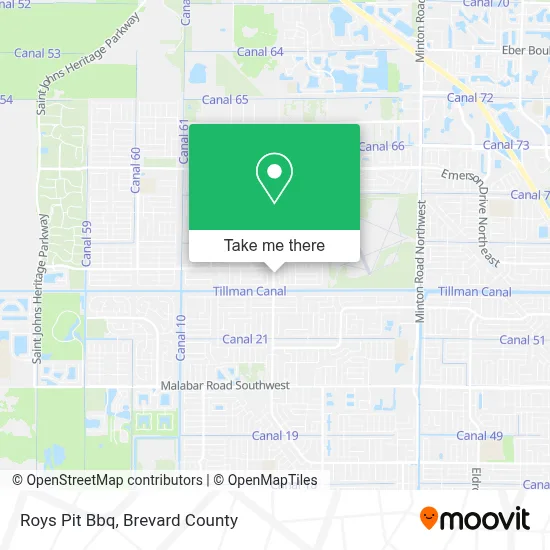 Roys Pit Bbq map
