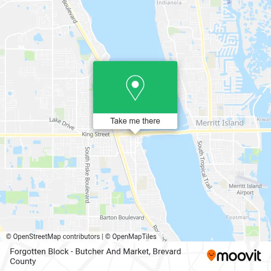 Forgotten Block - Butcher And Market map
