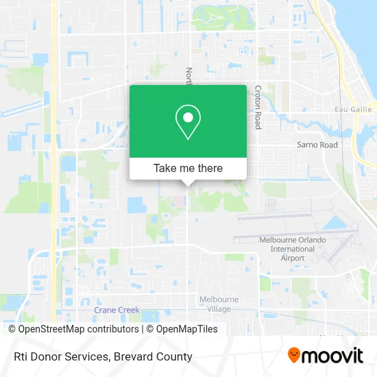 Rti Donor Services map