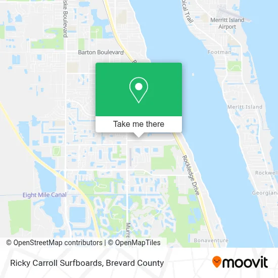 Ricky Carroll Surfboards map