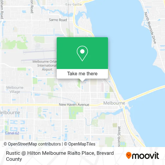 Rustic @ Hilton Melbourne Rialto Place map