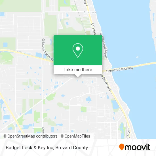 Budget Lock & Key Inc map