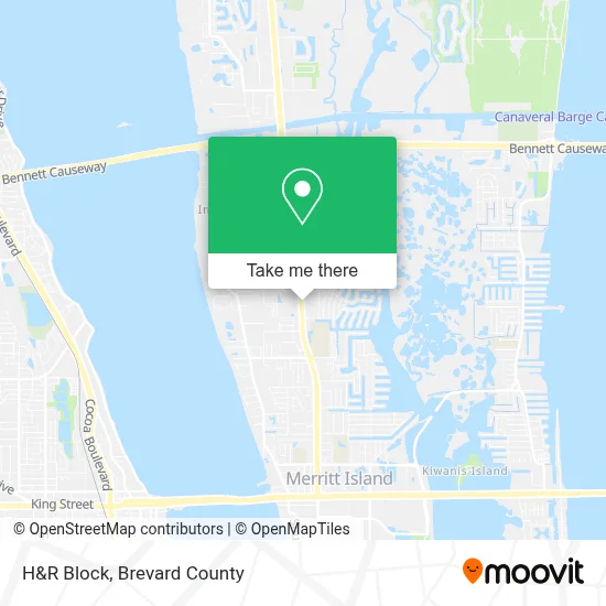 H&R Block map