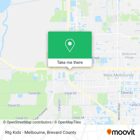 Rtg Kids - Melbourne map