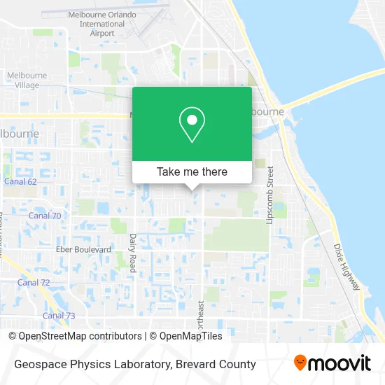 Geospace Physics Laboratory map