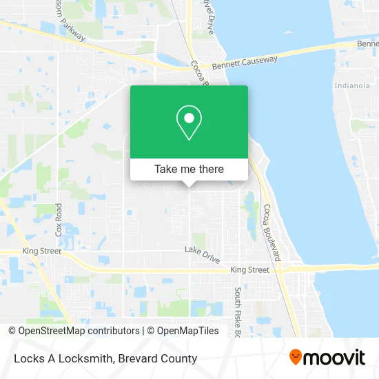 Locks A Locksmith map