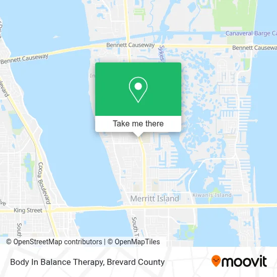 Body In Balance Therapy map